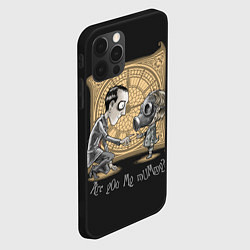 Чехол для iPhone 12 Pro Doctor Who, цвет: 3D-черный — фото 2