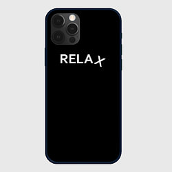 Чехол для iPhone 12 Pro Relax 1, цвет: 3D-черный