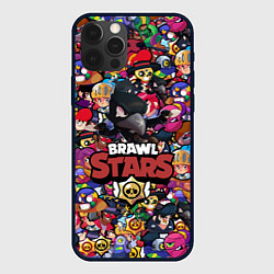 Чехол для iPhone 12 Pro BRAWL STARS CROW, цвет: 3D-черный