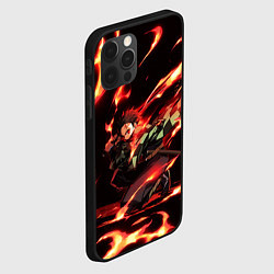 Чехол для iPhone 12 Pro KIMETSU NO YAIBA, цвет: 3D-черный — фото 2