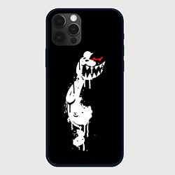 Чехол для iPhone 12 Pro MONOKUMA, цвет: 3D-черный