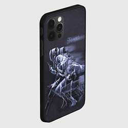 Чехол для iPhone 12 Pro Fencer, цвет: 3D-черный — фото 2
