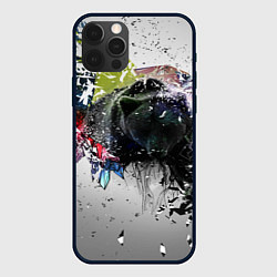 Чехол для iPhone 12 Pro Бурый медведь, цвет: 3D-черный