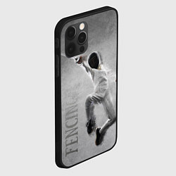 Чехол для iPhone 12 Pro Fencing, цвет: 3D-черный — фото 2