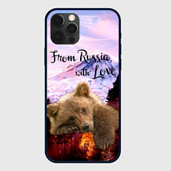 Чехол для iPhone 12 Pro Из России с любовью, цвет: 3D-черный