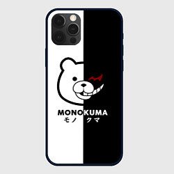 Чехол для iPhone 12 Pro Monokuma, цвет: 3D-черный
