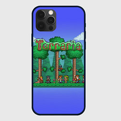 Чехол для iPhone 12 Pro Terraria, цвет: 3D-черный