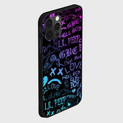 Чехол для iPhone 12 Pro LIL PEEP LOGOBOMBING, цвет: 3D-черный — фото 2