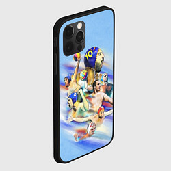 Чехол для iPhone 12 Pro Water polo players, цвет: 3D-черный — фото 2