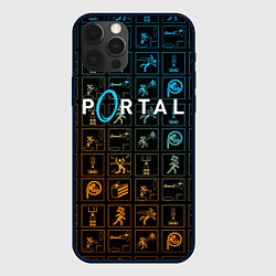 Чехол для iPhone 12 Pro PORTAL, цвет: 3D-черный