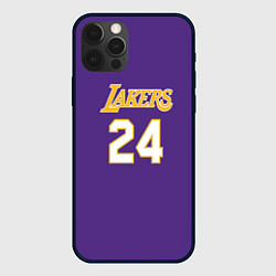 Чехол для iPhone 12 Pro Los Angeles Lakers Kobe Brya, цвет: 3D-черный