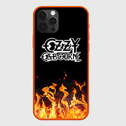 Чехол для iPhone 12 Pro Ozzy Osbourne, цвет: 3D-красный