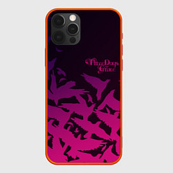Чехол для iPhone 12 Pro Three Days Grace, цвет: 3D-красный