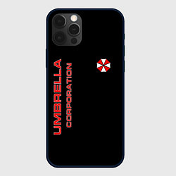 Чехол для iPhone 12 Pro Umbrella Corporation, цвет: 3D-черный