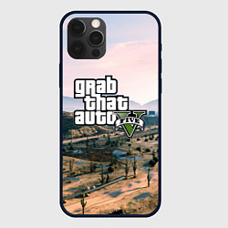 Чехол для iPhone 12 Pro Grand Theft Auto 5, цвет: 3D-черный