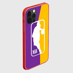 Чехол для iPhone 12 Pro NBA Kobe Bryant, цвет: 3D-красный — фото 2