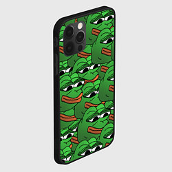 Чехол для iPhone 12 Pro Pepe The Frog, цвет: 3D-черный — фото 2