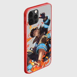 Чехол для iPhone 12 Pro FireForce, цвет: 3D-красный — фото 2