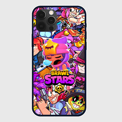 Чехол для iPhone 12 Pro BRAWL STARS SANDY, цвет: 3D-черный