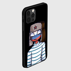 Чехол для iPhone 12 Pro CountryHumans - Россия, цвет: 3D-черный — фото 2