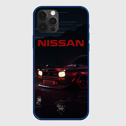 Чехол для iPhone 12 Pro NISSAN, цвет: 3D-тёмно-синий