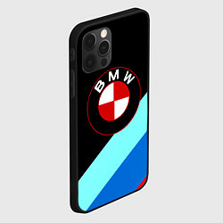 Чехол для iPhone 12 Pro BMW, цвет: 3D-черный — фото 2