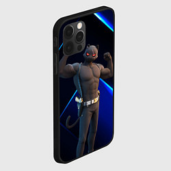 Чехол для iPhone 12 Pro Fortnite Meowscles Shadow, цвет: 3D-черный — фото 2