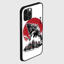 Чехол для iPhone 12 Pro GODZILLA, цвет: 3D-черный — фото 2