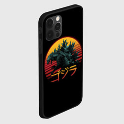 Чехол для iPhone 12 Pro GODZILLA, цвет: 3D-черный — фото 2