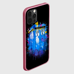 Чехол для iPhone 12 Pro DOCTOR WHO, цвет: 3D-малиновый — фото 2