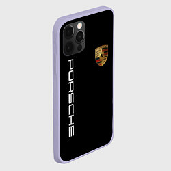 Чехол для iPhone 12 Pro PORSCHE, цвет: 3D-светло-сиреневый — фото 2