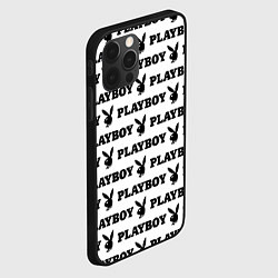 Чехол для iPhone 12 Pro PLAYBOY, цвет: 3D-черный — фото 2