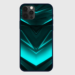 Чехол для iPhone 12 Pro NEON GEOMETRY STRIPES, цвет: 3D-черный