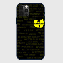 Чехол для iPhone 12 Pro WU-TANG CLAN, цвет: 3D-черный