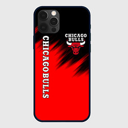 Чехол для iPhone 12 Pro CHICAGO BULLS, цвет: 3D-черный