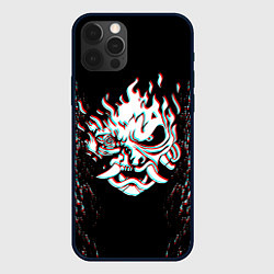Чехол для iPhone 12 Pro CYBERPUNK 2077 SAMURAI GLITCH, цвет: 3D-черный