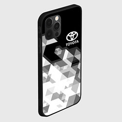 Чехол для iPhone 12 Pro TOYOTA, цвет: 3D-черный — фото 2