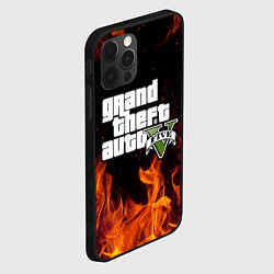 Чехол для iPhone 12 Pro GTA 5, цвет: 3D-черный — фото 2