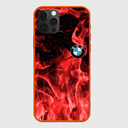 Чехол для iPhone 12 Pro BMW, цвет: 3D-красный