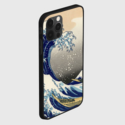 Чехол для iPhone 12 Pro ЯПОНСКАЯ КАРТИНА, цвет: 3D-черный — фото 2