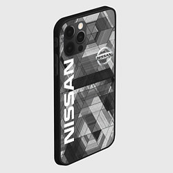 Чехол для iPhone 12 Pro NISSAN, цвет: 3D-черный — фото 2