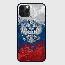 Чехол для iPhone 12 Pro Россия, цвет: 3D-черный