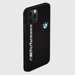 Чехол для iPhone 12 Pro BMW, цвет: 3D-черный — фото 2