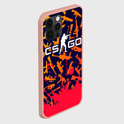 Чехол для iPhone 12 Pro CS GO КС ГО, цвет: 3D-светло-розовый — фото 2