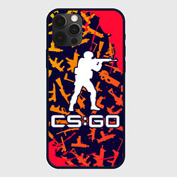 Чехол для iPhone 12 Pro CS GO КС ГО, цвет: 3D-черный