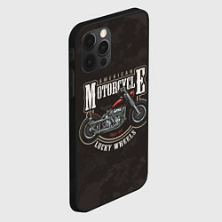 Чехол для iPhone 12 Pro American Motorcycle Z, цвет: 3D-черный — фото 2