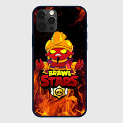 Чехол для iPhone 12 Pro BRAWL STARS EVIL GENE ДЖИН, цвет: 3D-черный