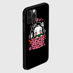 Чехол для iPhone 12 Pro KIMETSU NO YAIBA NEZUKO, цвет: 3D-черный — фото 2