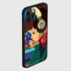 Чехол для iPhone 12 Pro ЮТУБ, цвет: 3D-черный — фото 2