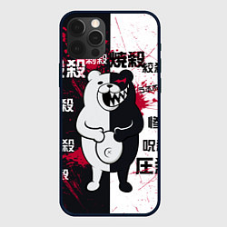 Чехол для iPhone 12 Pro Monokuma, цвет: 3D-черный